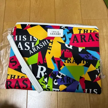 ARASHI 컬러풀 파우치 A4 사이즈