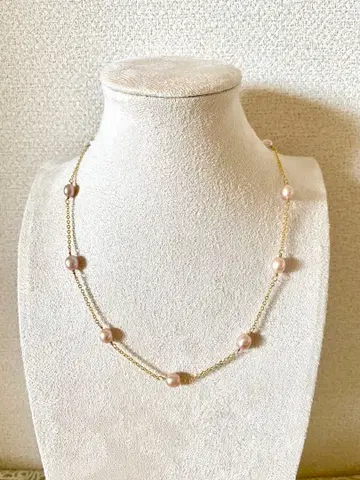 펄 스테이션 목걸이 팔찌 세트