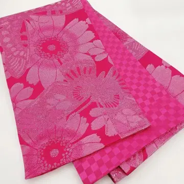 H.L 후리소데용 후쿠로 오비 폴리에스테르 후쿠로 오비 (핑크) P-1