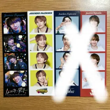 후지와라 죠이치로 나니와단시 LIVE 굿즈 포토 카드 세트