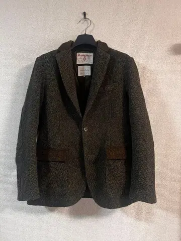 Harris Tweed 테일러드 자켓 M 사이즈 브라운
