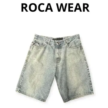 [ US 구제 의류 ] ROCA WEAR 데님 숏팬츠 36 흠집 있음