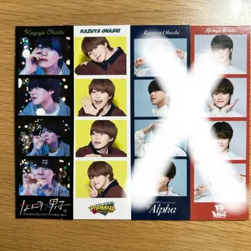 오하시 카즈야 나니와단시 LIVE 굿즈 포토 카드 세트