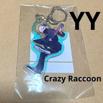 Crazy Raccoon 아크릴 키링 YY 와와 미개봉 새상품