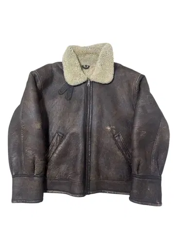 빈티지 B-3 플라이트 자켓 무스탕