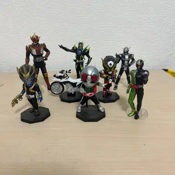 가면라이더 미니 피규어 8개 세트