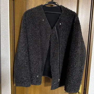 [ allureville ] 보아 아우터 리버서블 그레이 사이즈 2