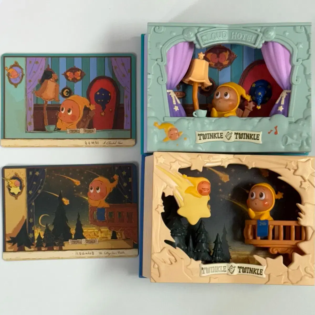 Pop Mart Little Star Twinkling Story of Light Mood Lamp Riddle of the Shooting Star Hazy Moment