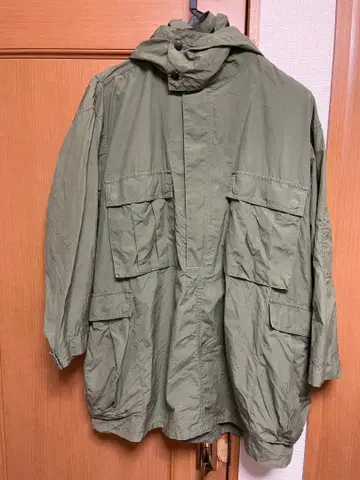 AURALEE RIPSTOP PULLOVER HOODIE/