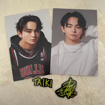 TAIKI 포토 카드 스티커 2장 세트