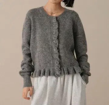 LOWRYS FARM 치비 프릴 가디건