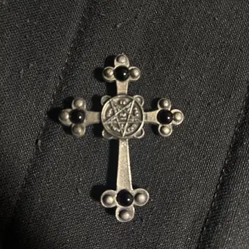 십자가 역십자가 목걸이 탑 silver925