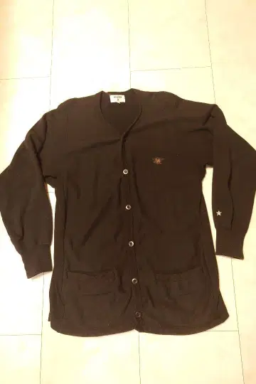 [ 컨디션 최상 ] GOMME 블랙 가디건 L