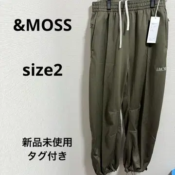 &MOSS 조거 팬츠 올리브 사이즈 2 미사용 새상품