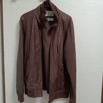 GLOBAL WORK 브라운 양가죽 사용 L 사이즈