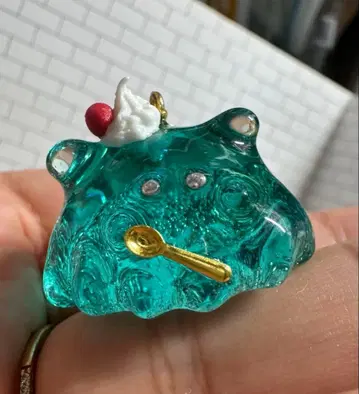 디저트 유령 문어 크림 소다 멘짱 스트랩