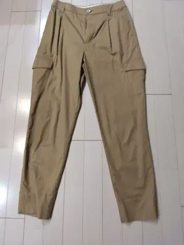 HUMAN WOMAN 개버 카고 팬츠 베이지