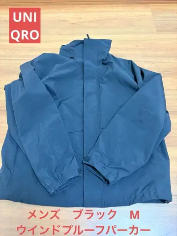 UNIQLO 윈드프루프 후드티 M 사이즈 블랙