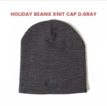 HOLIDAY 비니 니트 캡 D.GRAY