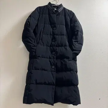 새상품급 블랑 베일 다운 롱 코트 36