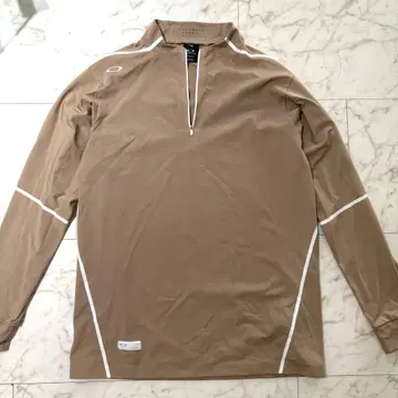 [ 새상품급 ] OAKLEY 오클리 긴팔 모크넥 셔츠 스컬 베이지 XL