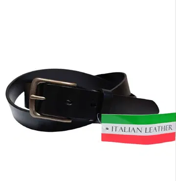 이탈리아 가죽 1장 가죽 벨트 블랙 컬러