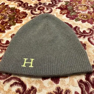 할리우드 런치마켓 자수 니트 모자 빈티지