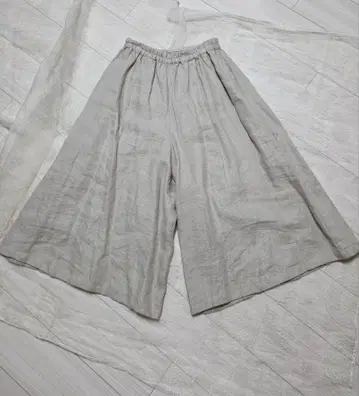 nop de nod 노프드노드 린넨 큐롯 스커트