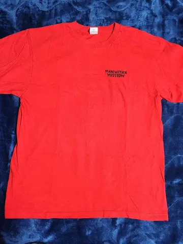 MAN WITH A MISSION 팬클럽 한정판 T셔츠 빨간색