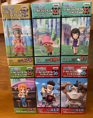 원피스 월드 컬렉터블 피규어 6체 세트