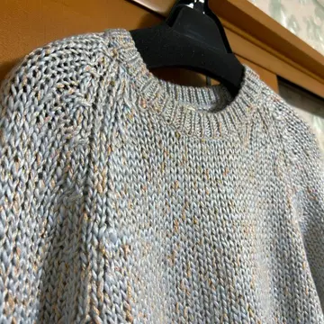 아이엠아이 니트 블루니트