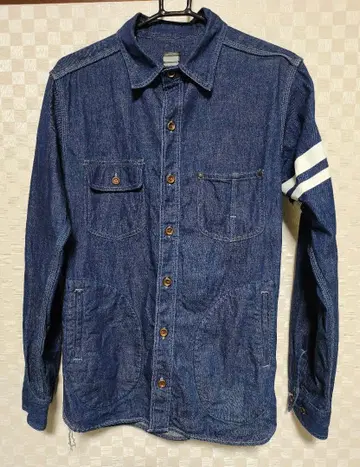 모모타로 진즈 8oz 짐바브웨 데님 헤리티지 셔츠 긴팔 40