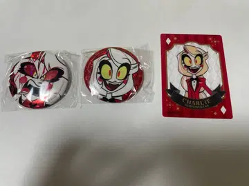 해즈빈 호텔 구매 혜택 클리어 카드 캔뱃지 찰리 CHARLIE