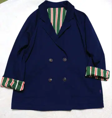 GiveReCollection 네이비 더블 브레스트 자켓