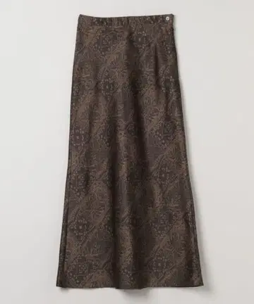 [ 새상품 ] JEANASIS 레트로 패턴 맥시 스커트 S 사이즈