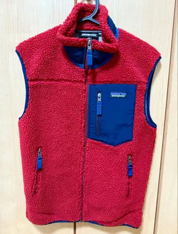 patagonia 레트로X 베스트 XXS 빨간색/파랑