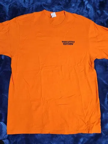 MAN WITH A MISSION 팬클럽 한정판 T셔츠 오렌지