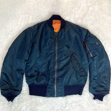 ALPHA 90s 블랙택 USA 빈티지 MA-1 네이비