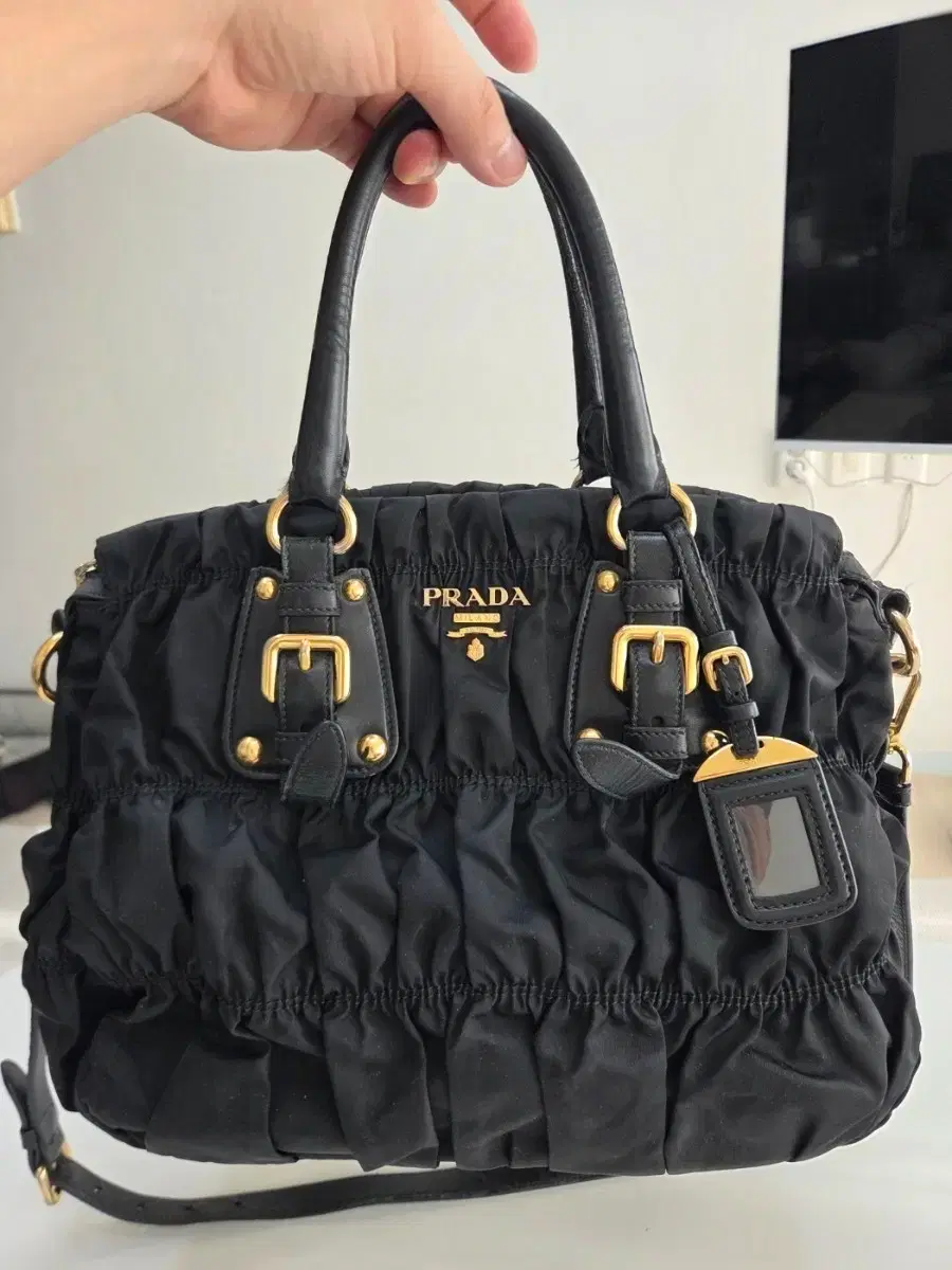 Prada Gaufre Shoulder Bag