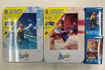 파이널 판타지 X 소프트 케이스 캔 4종 부속 카드 4장 포함