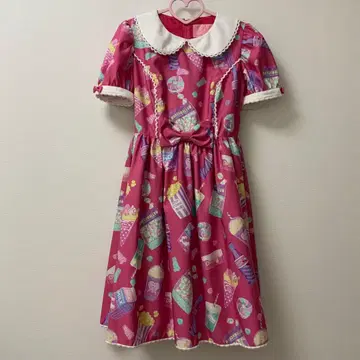 Angelic Pretty Fancy Candy 핑크 원피스