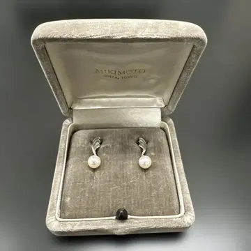 MIKIMOTO 진주 실버 귀찌
