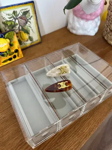 트라이앵글형 헤어핀 2개 세트