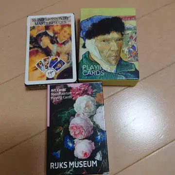 인상파 명작 트럼프 세트 3종, 플레이 카드