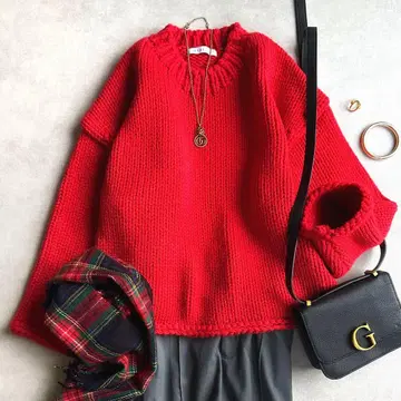 새상품급 정가 3.3만 ETRE TOKYO/벌키얀 핸드 니트 풀오버