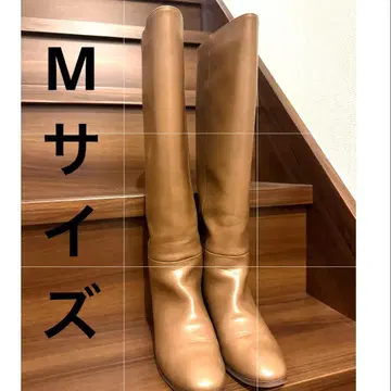 새상품급 LE TALON 루탈론 브라운 롱 부츠 M 사이즈 23.5cm