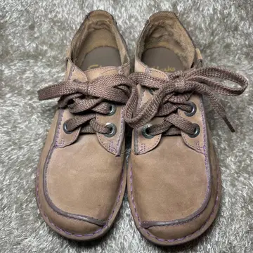 왈라비 부츠 천연 가죽 스웨이드 원단 브라운 여성용