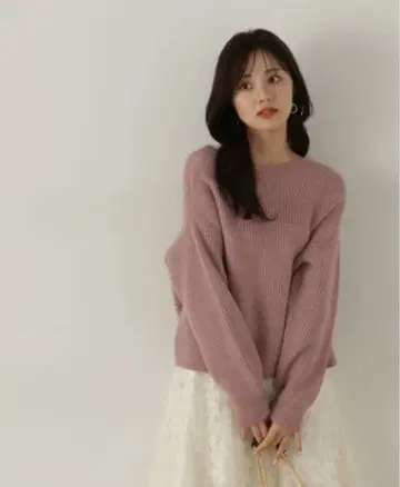 프로포션 바디 드레싱  니트 24AW 핑크 M 긴팔 니트