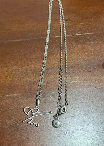 red velvet 예리 사인 목걸이 공식 실버