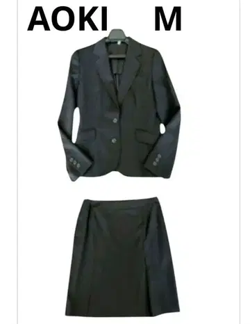 블랙 취업 정장 자켓과 스커트 세트